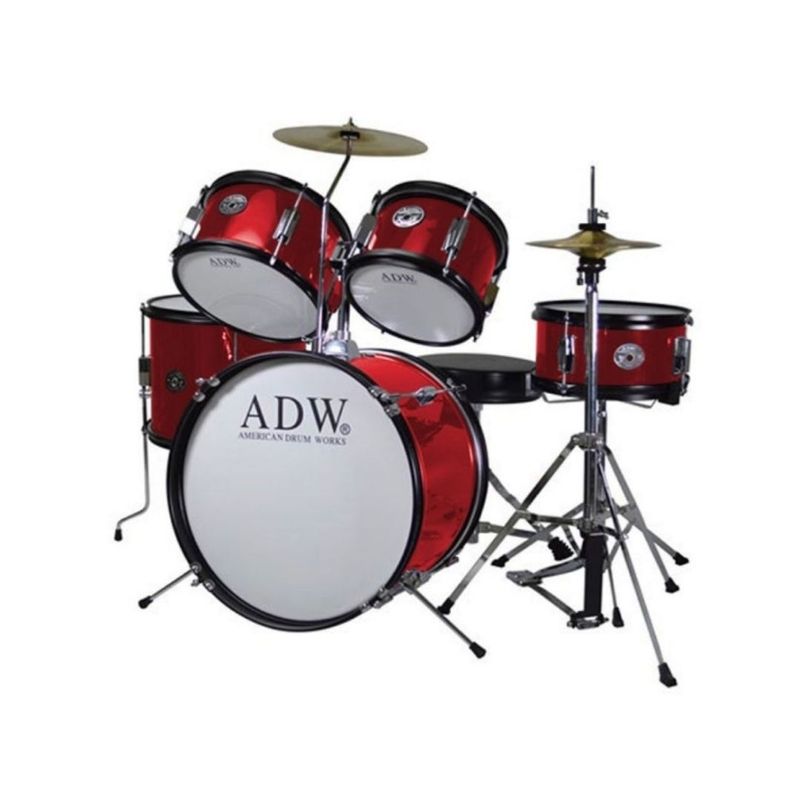 Bateria-ADW-Junior-ADJ5J-Drum-Set-Verde-5-piezas-3