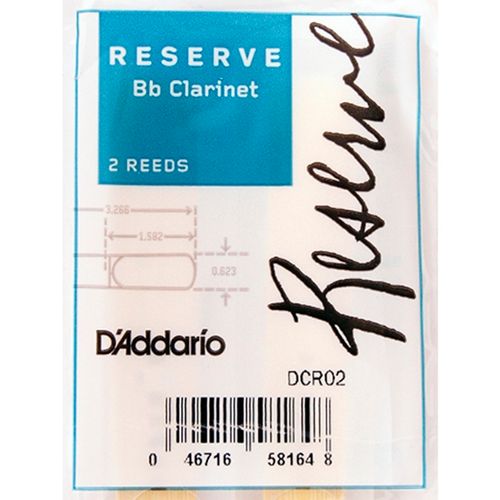 Caña Clarinete Bb Reserve Daddario Pack 2