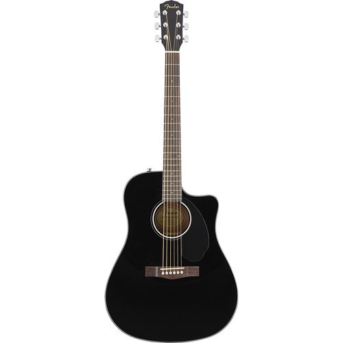 Guitarra Electroacústica Fender CD-60SCE Classic Design Negro